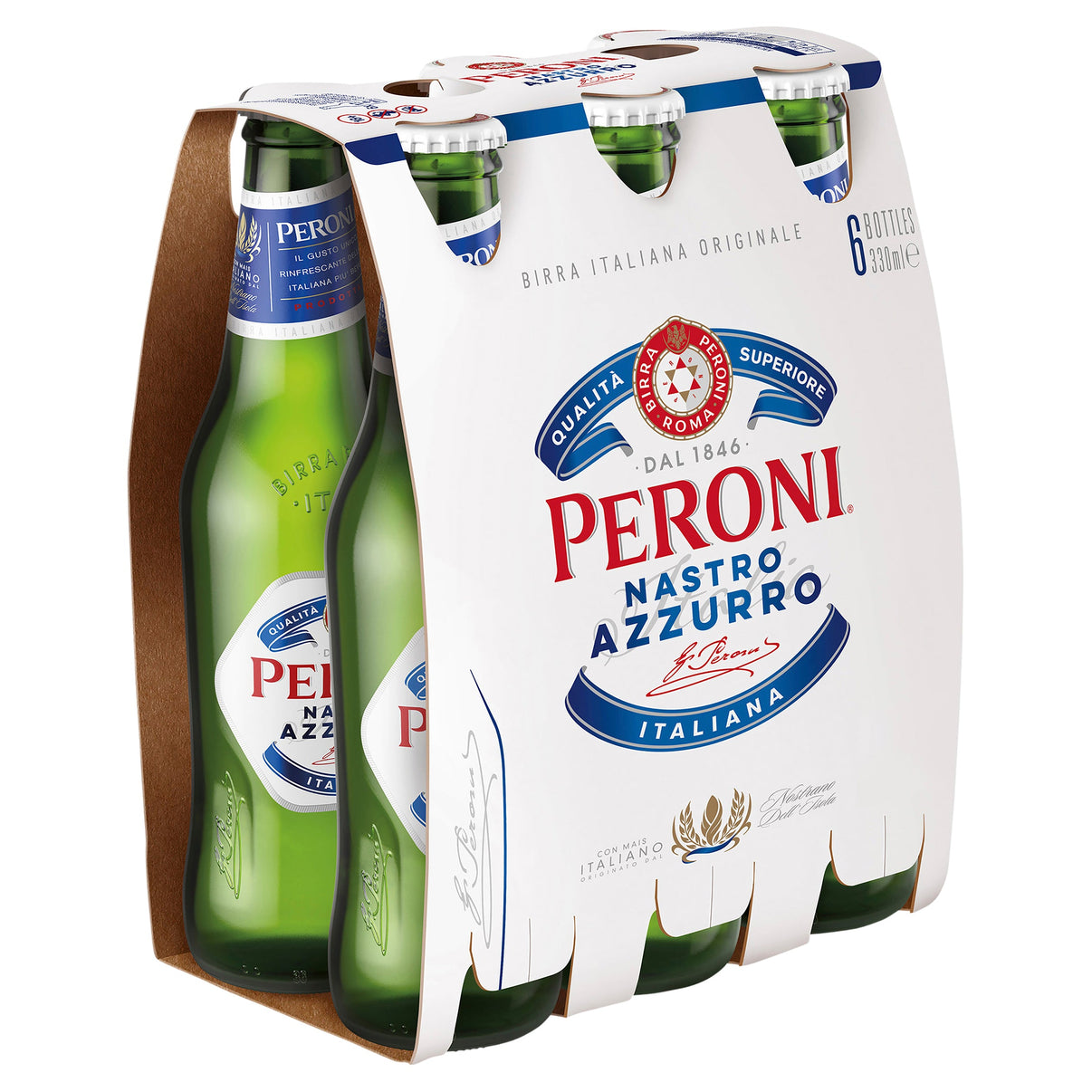 Peroni Nastro Azzurro Bottles 330mL - Liquor Lab