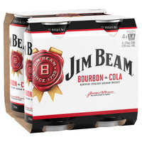 Jim Beam Bourbon & Cola 4 Pack 375mL - Liquor Lab