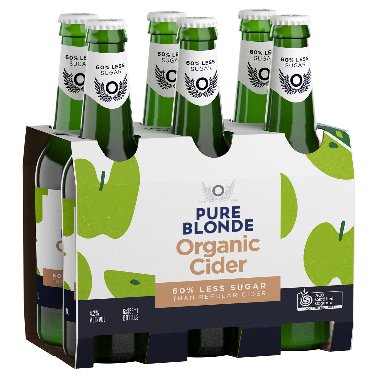 Pure Blonde Organic Apple Cider Bottles 355mL - Liquor Lab