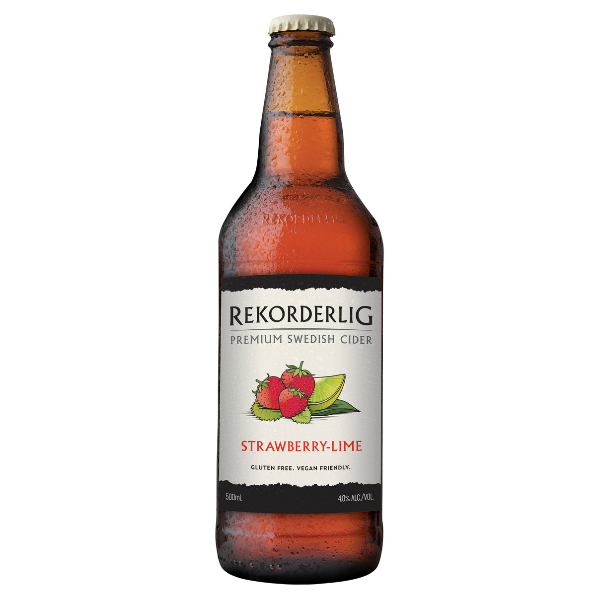 Rekorderlig Premium Strawberry & Lime Cider 500mL - Liquor Lab