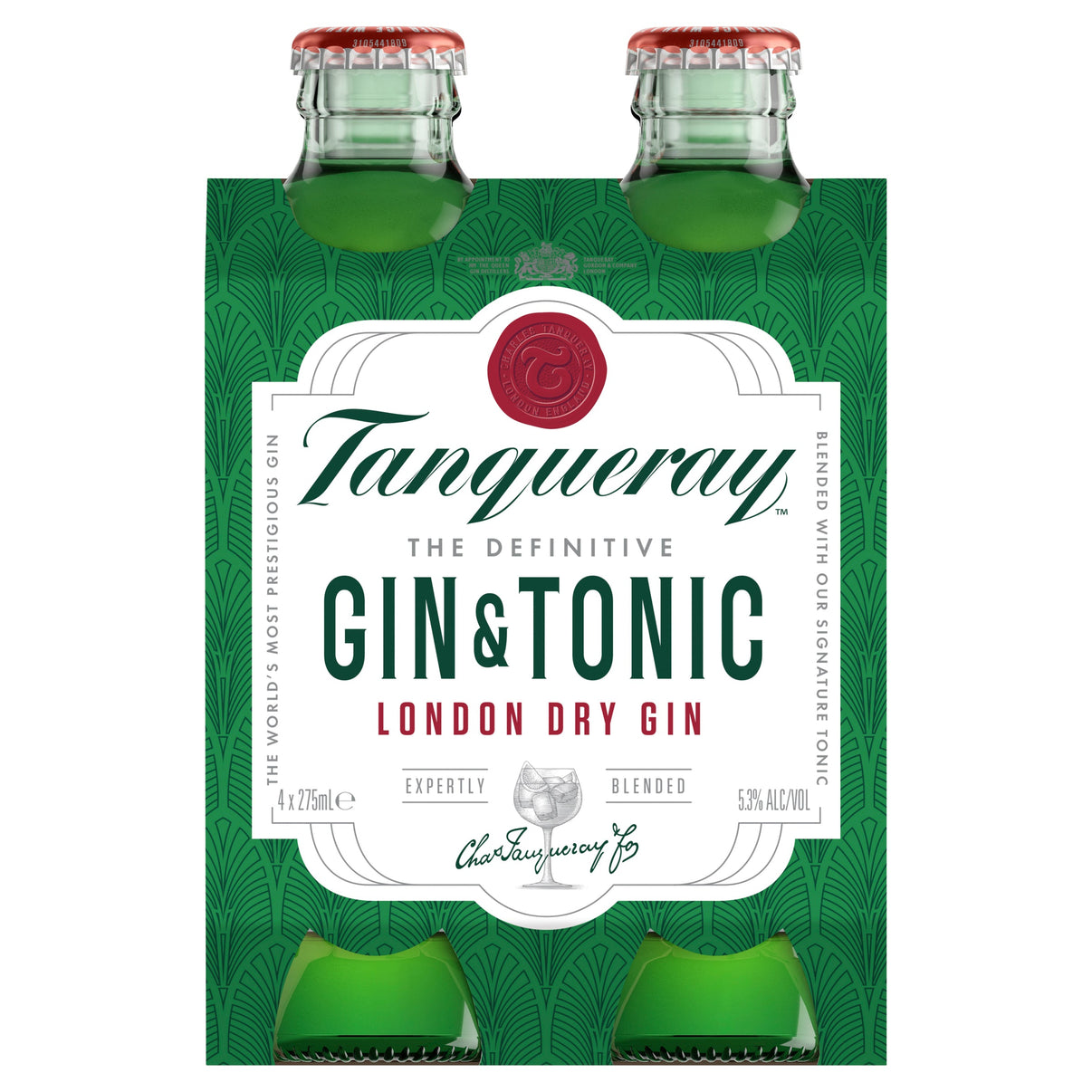 Tanqueray Gin & Tonic Bottles 275mL - Liquor Lab
