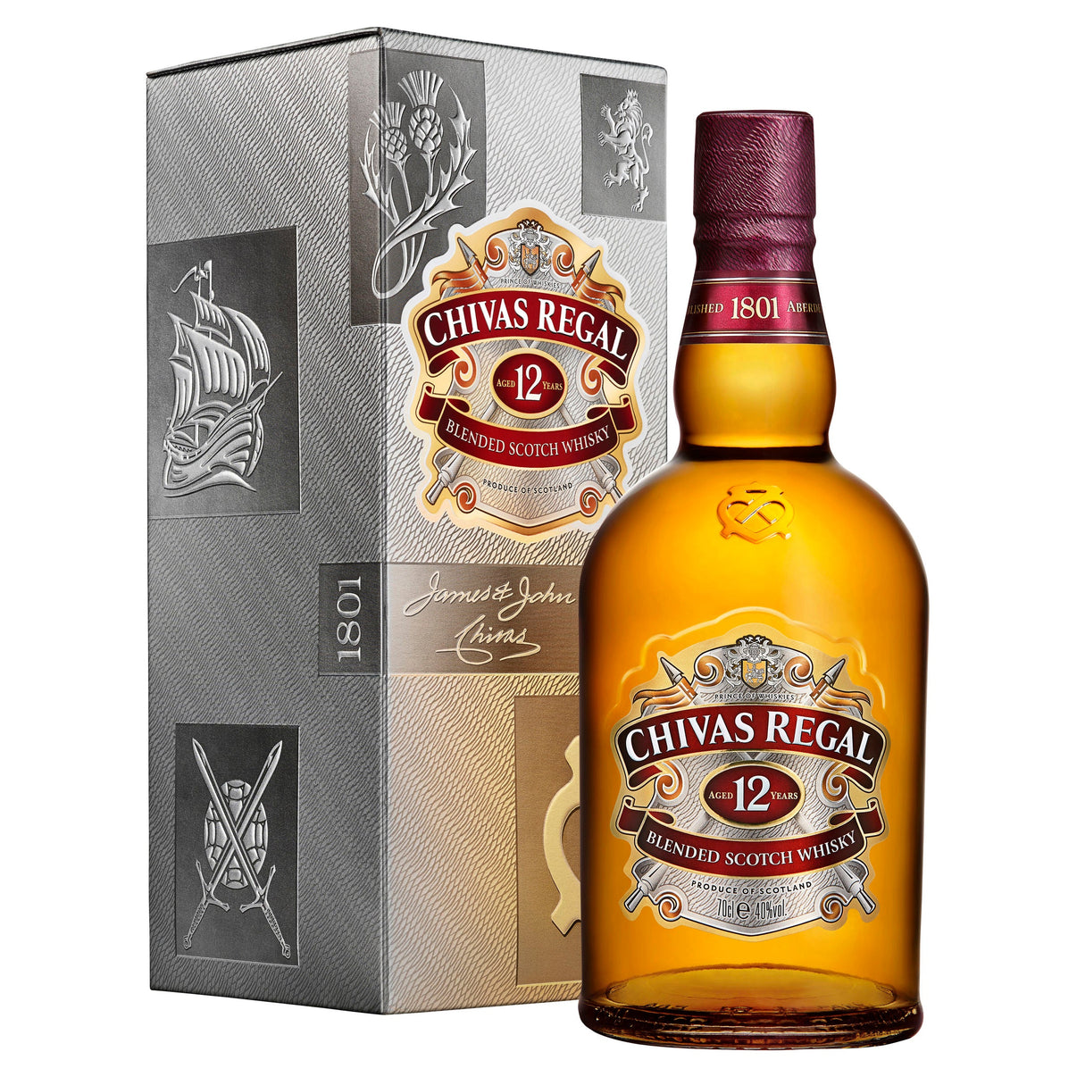 Chivas Regal 12 Year Old Blended Scotch Whisky - Liquor Lab