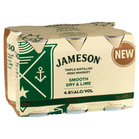 Jameson Irish Whiskey Smooth Dry & Lime 6.3% Cans 375mL - Liquor Lab