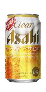 CLEAR ASAHI BEER-LIKE ALCOHOLIC DRINK 5% 350ML