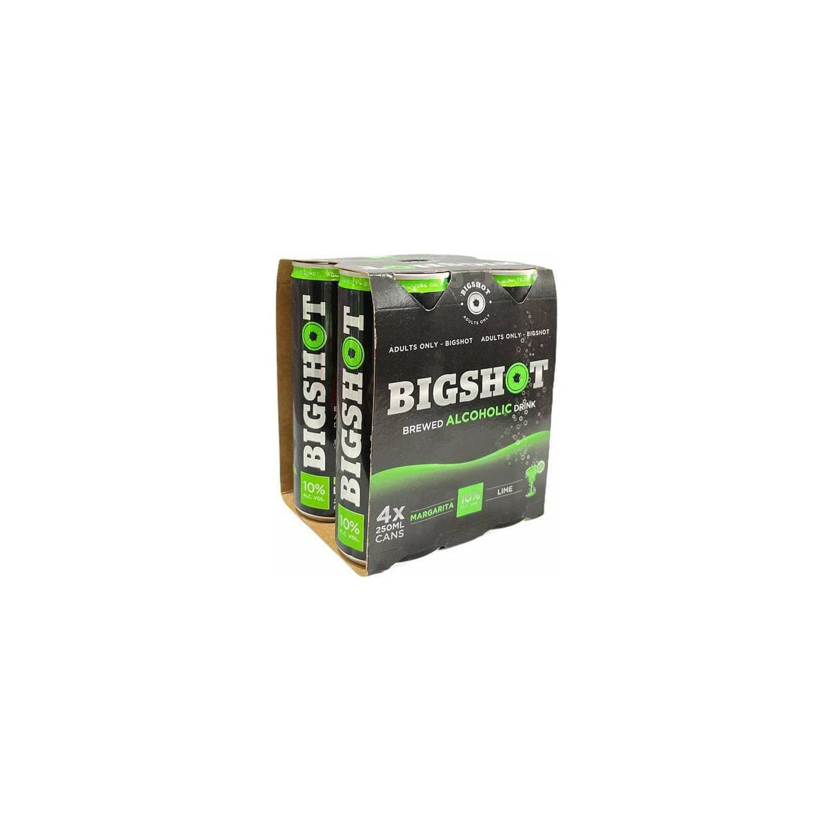 Bigshot Margarita Lime 250mL cans 10% - Liquor Lab