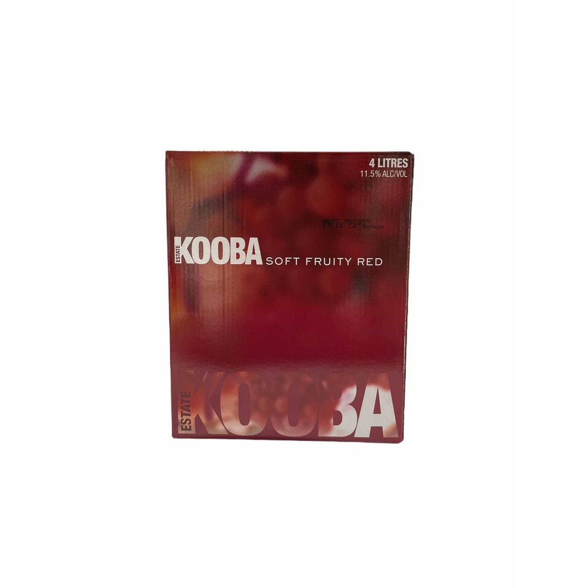 Kooba Estate Soft Fruity Red 4Ltr - Liquor Lab