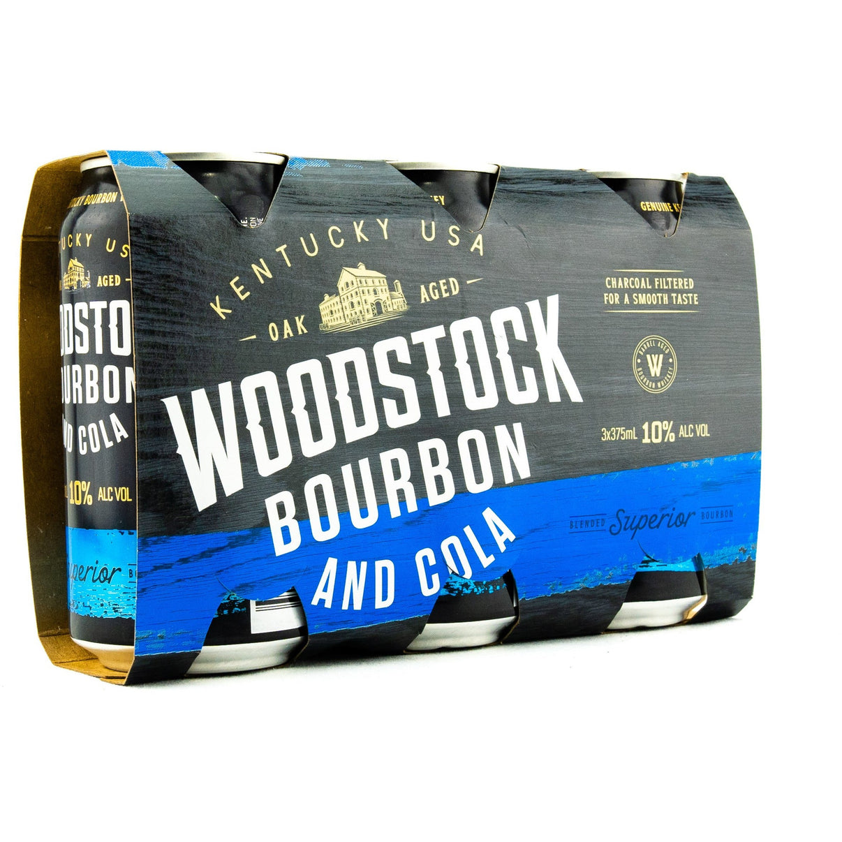 Woodstock Bourbon & Cola 10% Cans 375mL - Liquor Lab