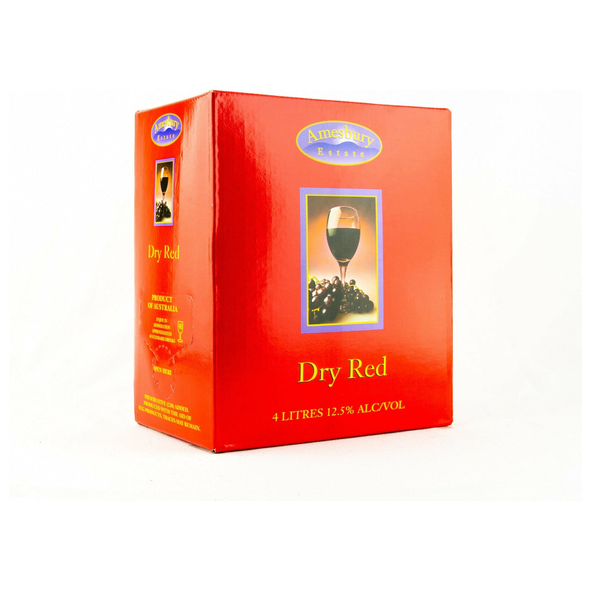 Amesbury Estate Dry Red 4Ltr - Liquor Lab