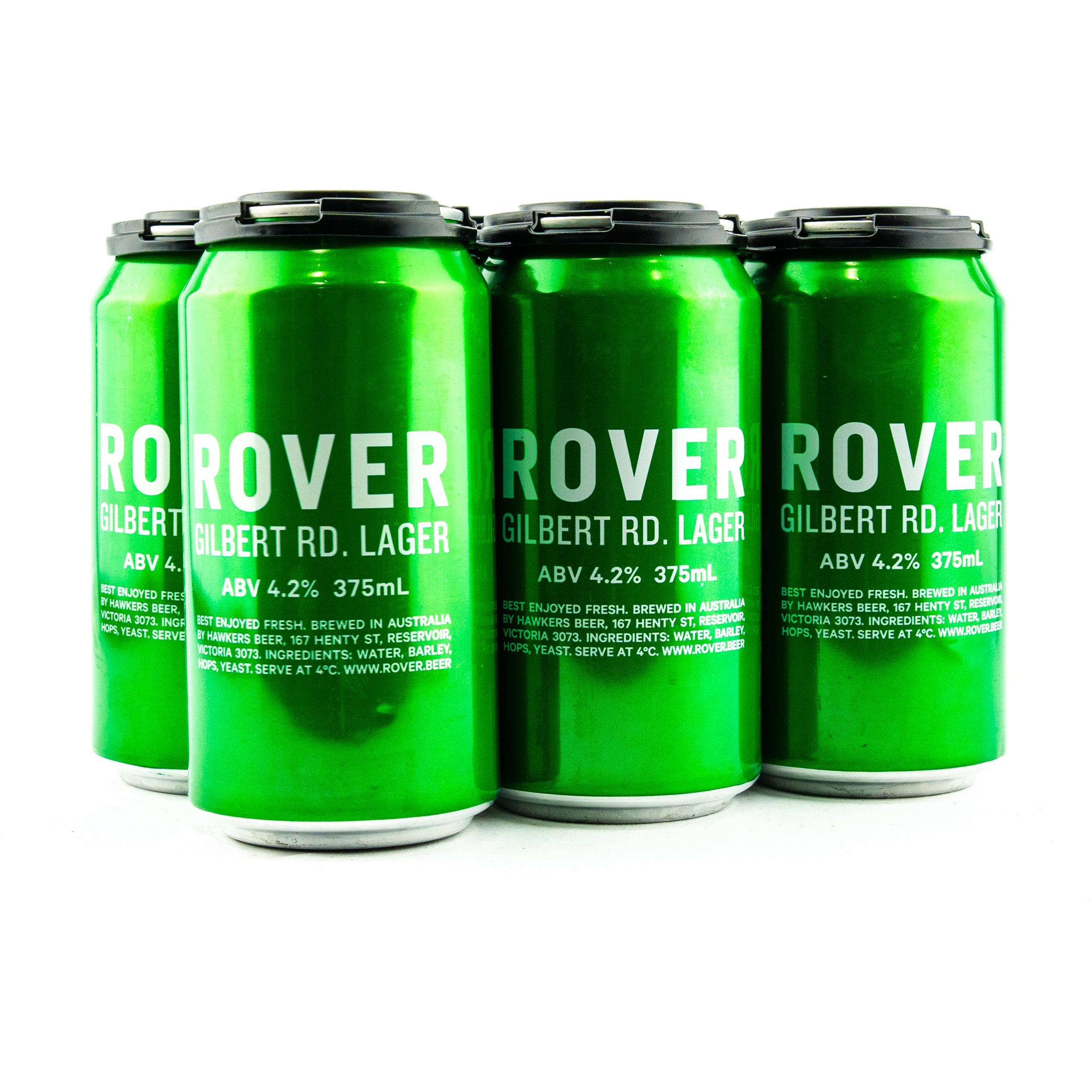 Rover Gilbert Rd Lager Cans 375mL – Liquor & Larder